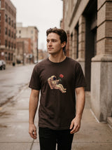 Astronaut with Rose Graphic T-Shirt | Eeviore