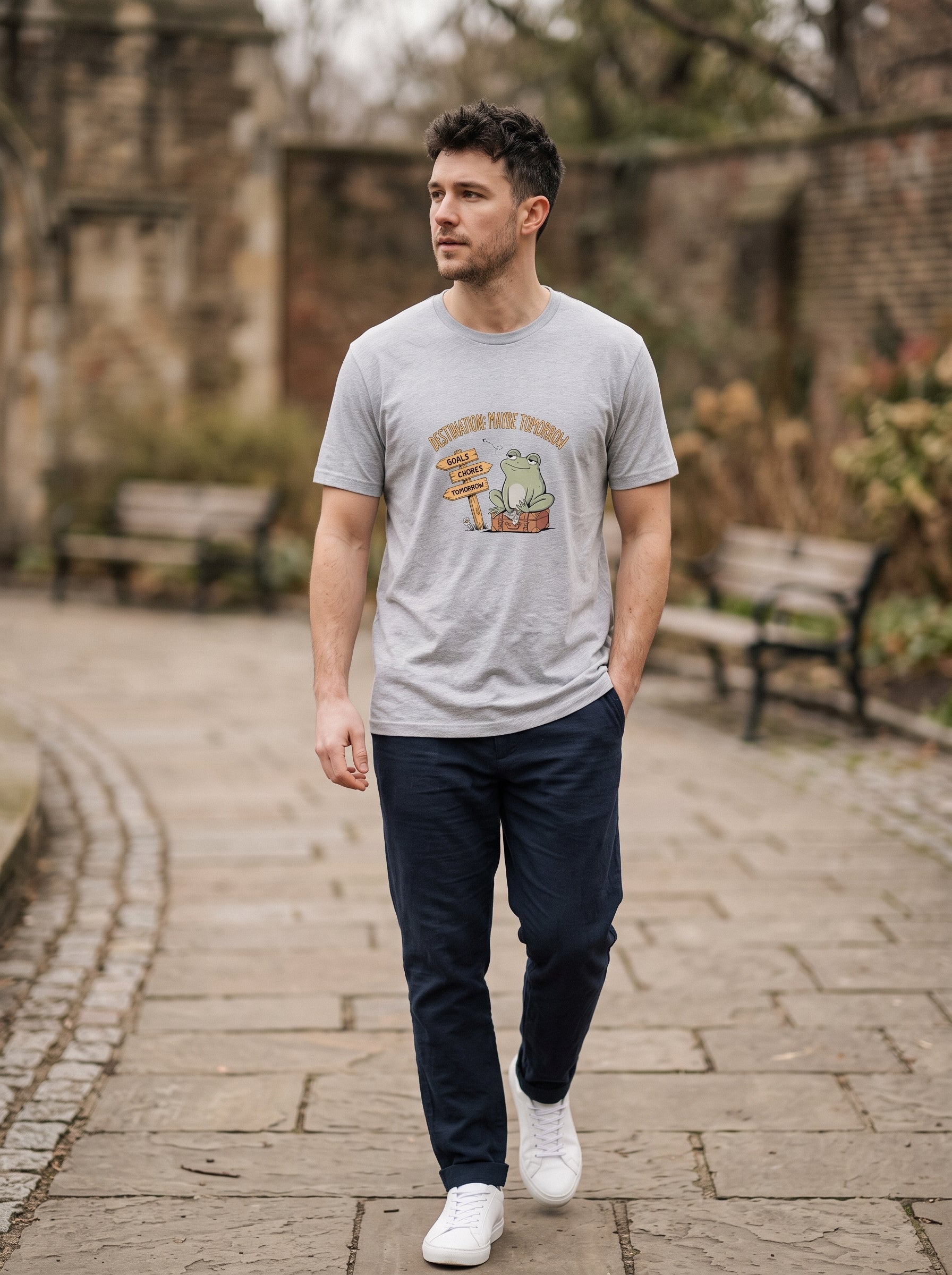 Maybe Tomorrow Funny Frog T-Shirt | Eeviore