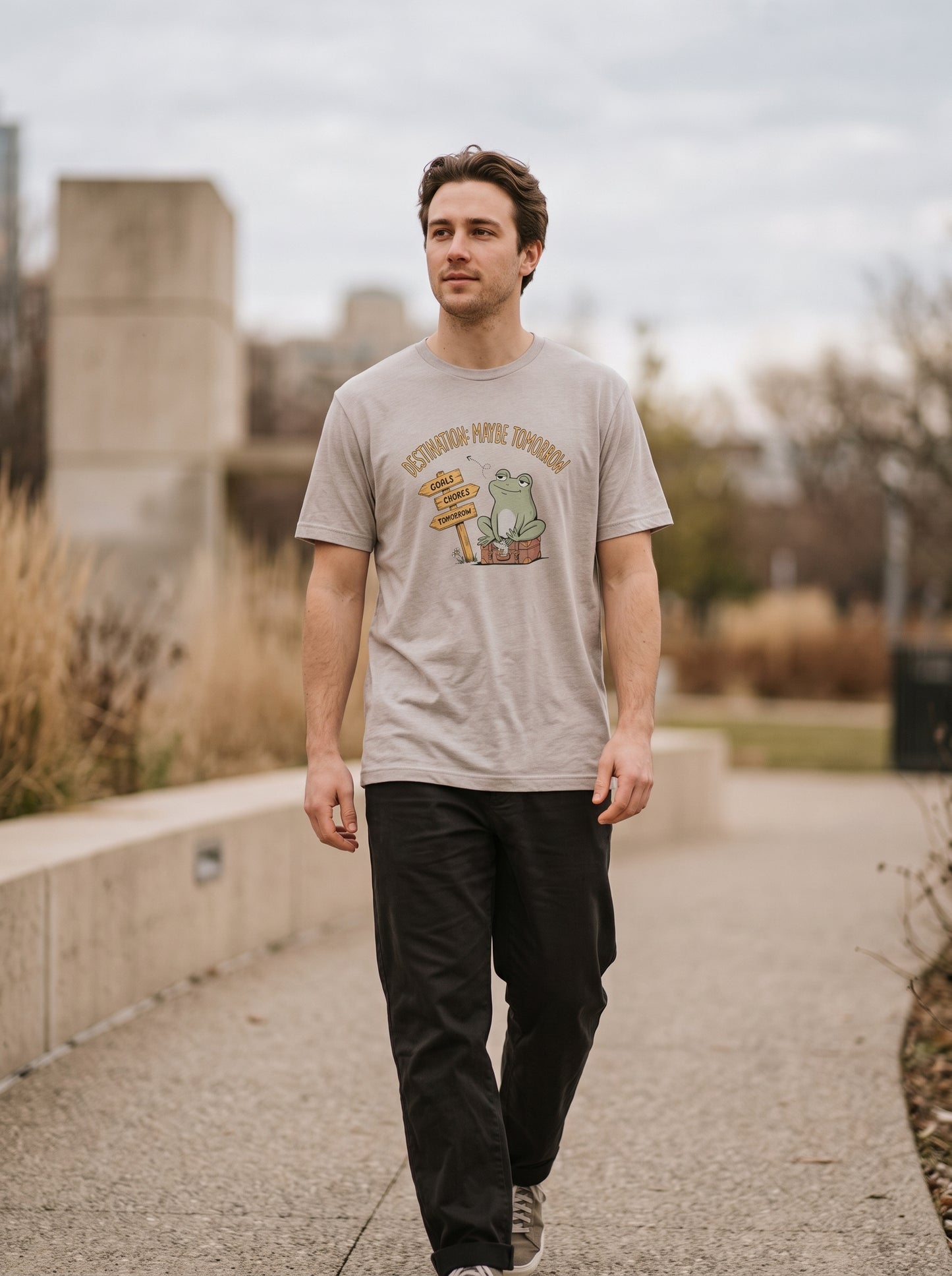 Maybe Tomorrow Funny Frog T-Shirt | Eeviore