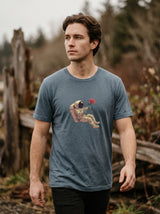 Astronaut with Rose Graphic T-Shirt | Eeviore