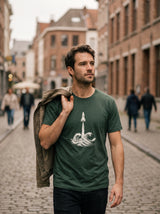 Rocket Launch Wave T-Shirt | Minimalist Graphic Tee | Eeviore