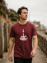 Rocket Launch Wave T-Shirt | Minimalist Graphic Tee | Eeviore