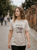 Running Late Is My Cardio Funny Goose T-Shirt | Eeviore