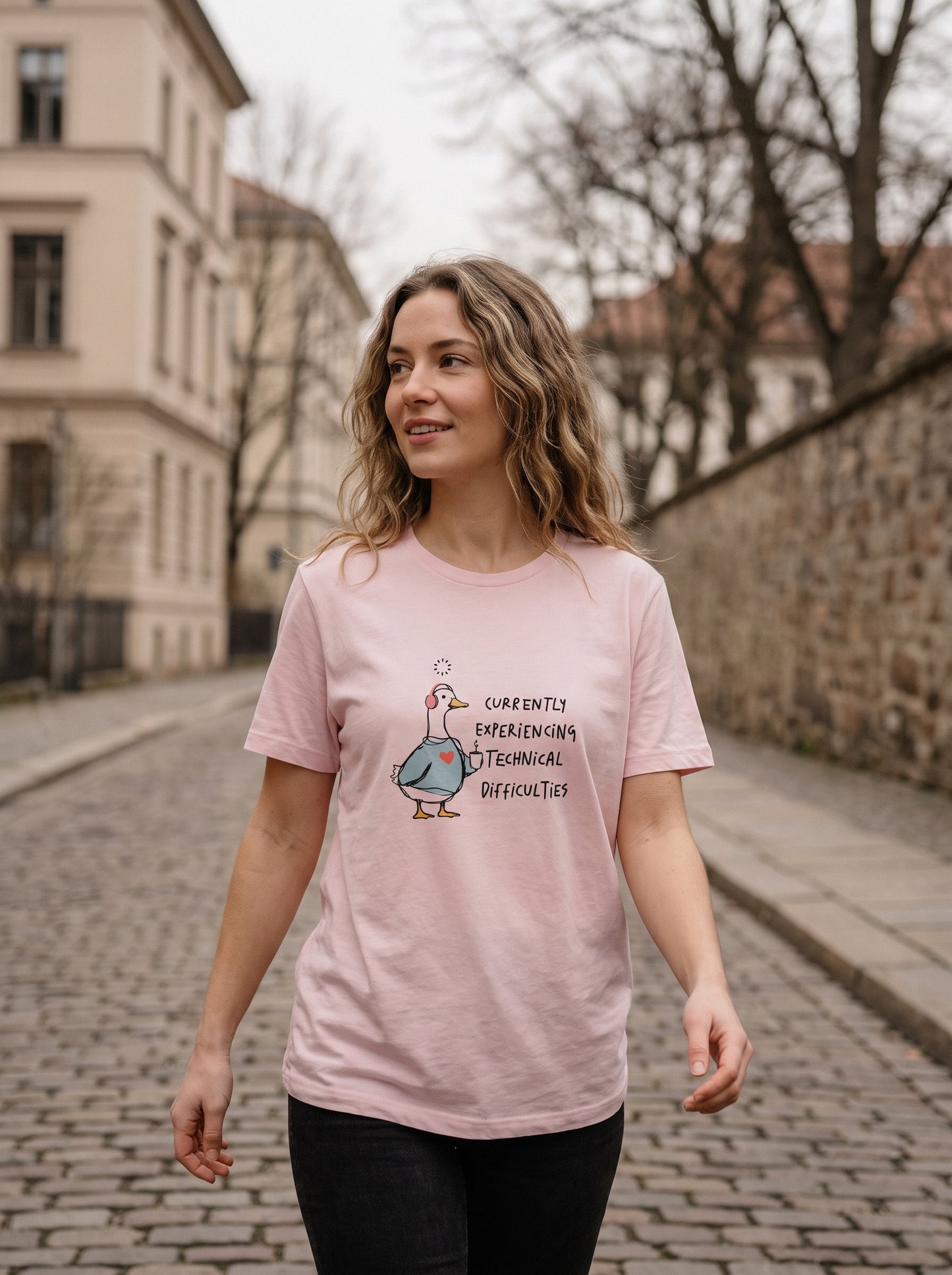 Derzeit technische Schwierigkeiten Gans T-Shirt | Eeviore