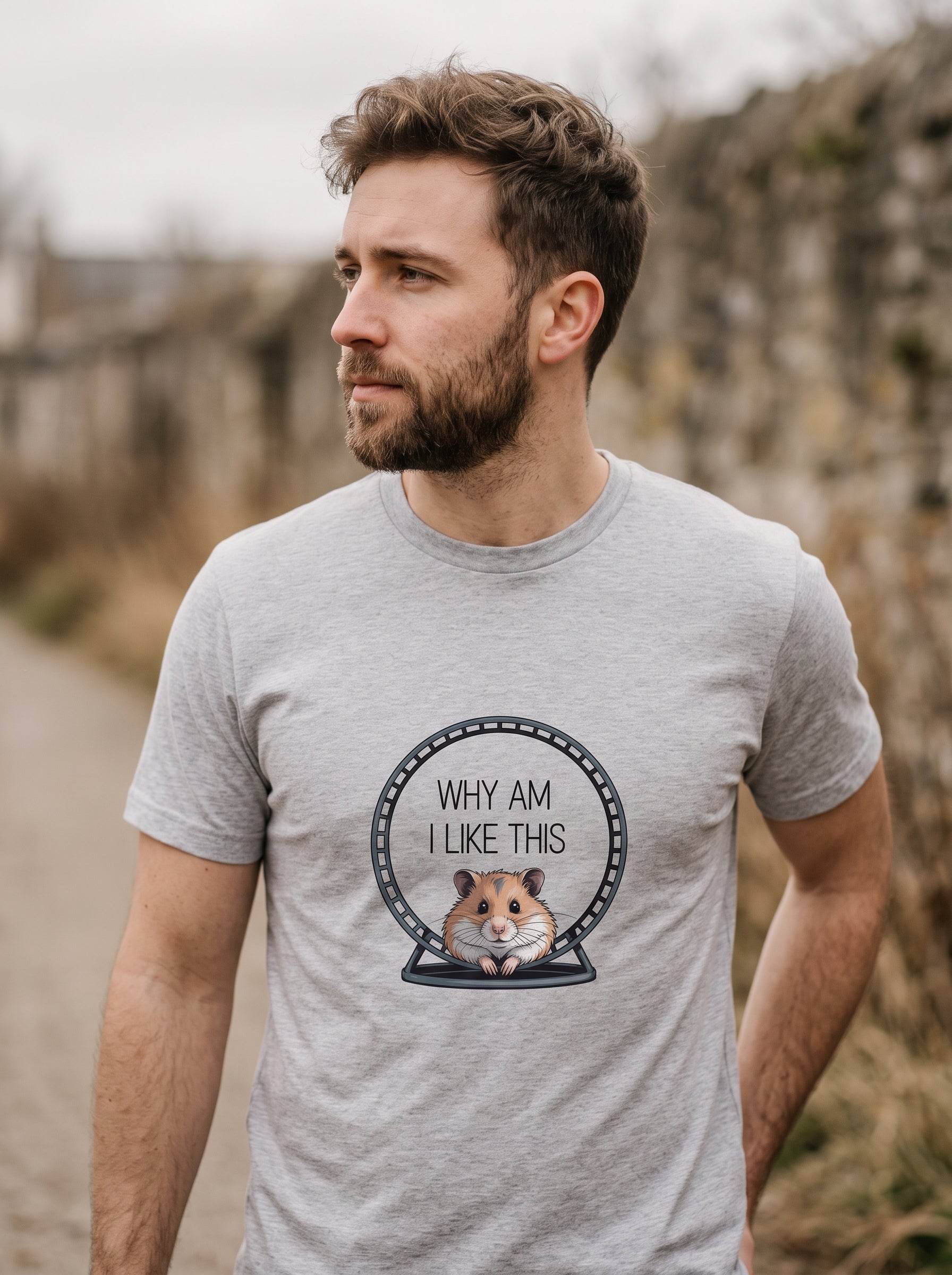 Why Am I Like This Funny Hamster T-Shirt | Eeviore