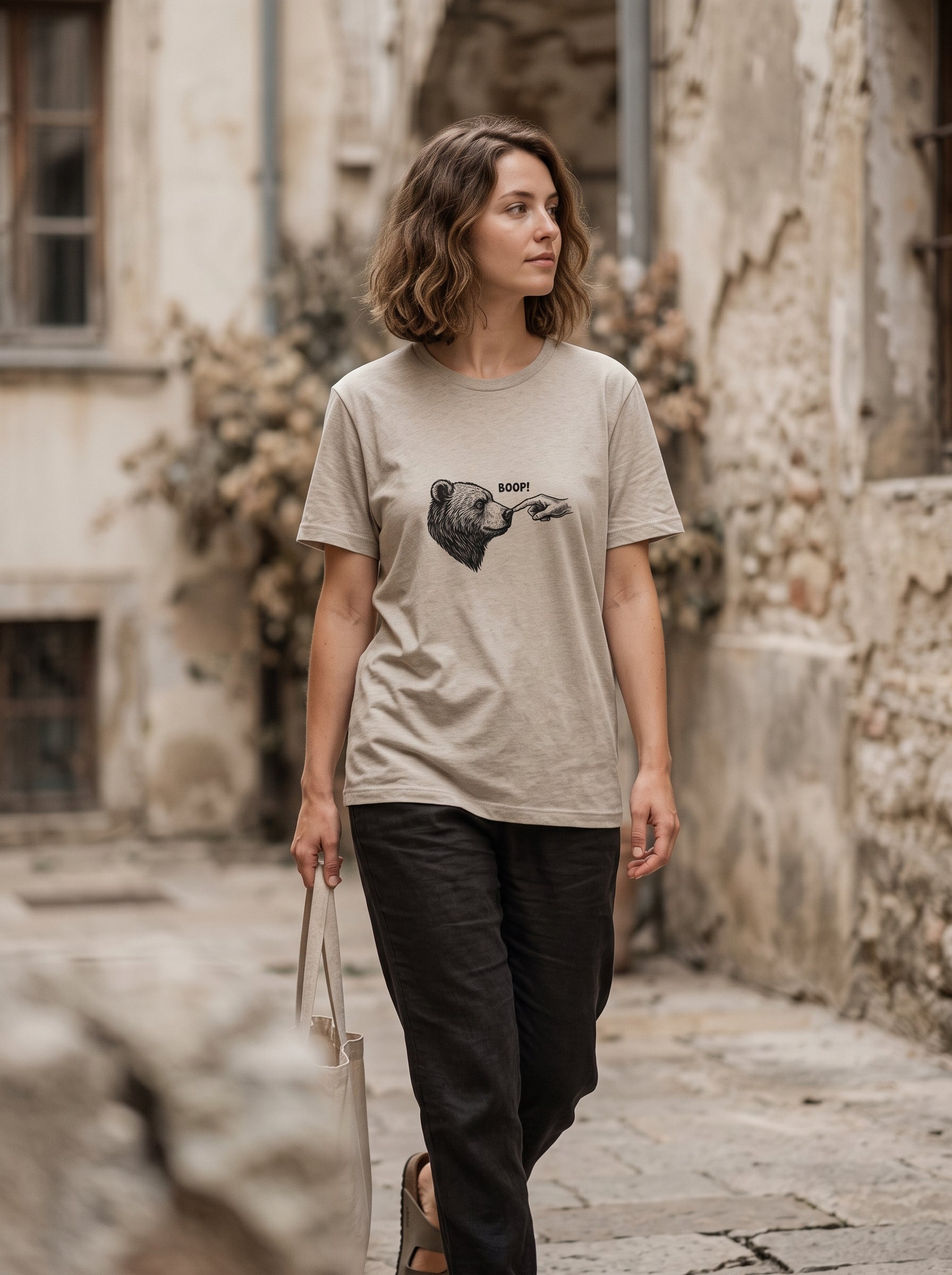 Boop Funny Bear T-Shirt | Eeviore