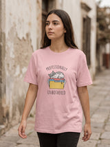 Professionally Unbothered Funny Cat T-Shirt | Eeviore