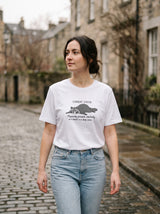 Lustiges Waschbär-T-Shirt mit aktuellem Status | Eeviore